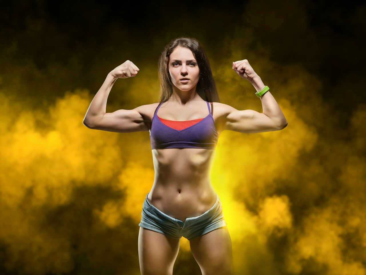 Athletic girls in Warsaw